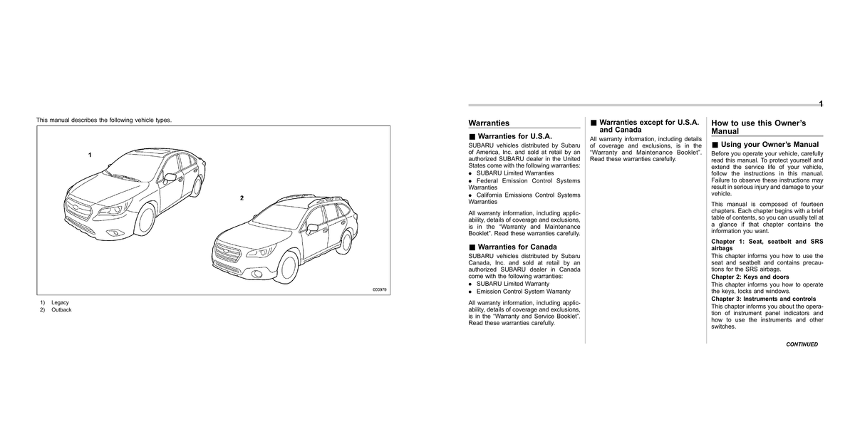 download SUBARU LEGACY OUTBACK able workshop manual