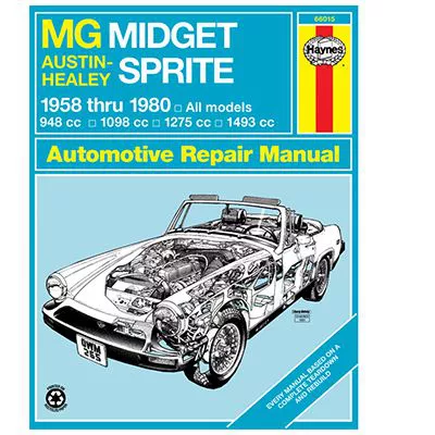 download Sprite MG Midget 1275  able workshop manual