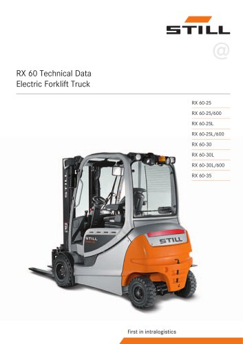 download Still Electric Fork Truck Forklift RX60 16 RX60 18 RX60 20 able workshop manual