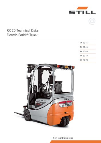 download Still Electric Fork Truck Forklift RX60 16 RX60 18 RX60 20 able workshop manual