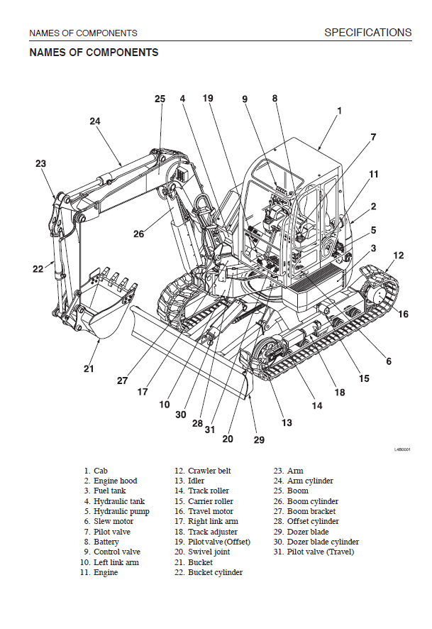 download TB80FR Compact Excavator manual. able workshop manual