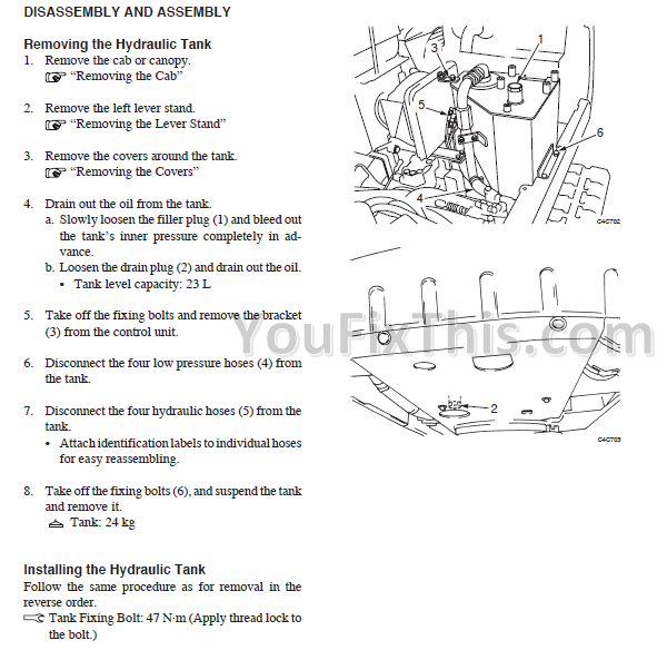 download Takeuchi TB108 Compact Excavator able workshop manual