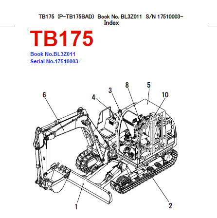 download Takeuchi TB175 able workshop manual