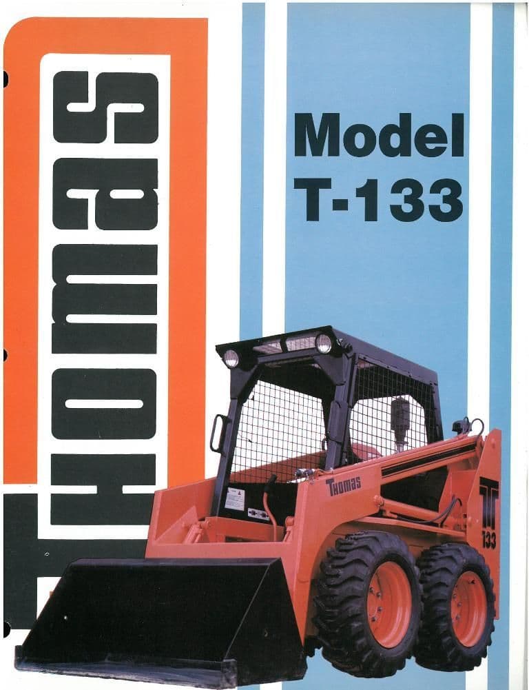 download Thomas T133S Skid Steer Loader Servcie able workshop manual