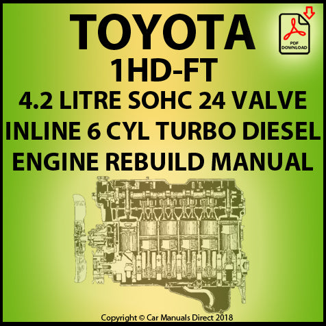 download Toyota 1HD FT engine manual workshop manual