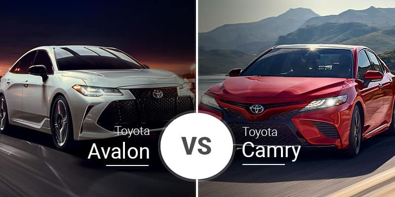 Toyota Avalon 2015 vs Toyota Camry 2015