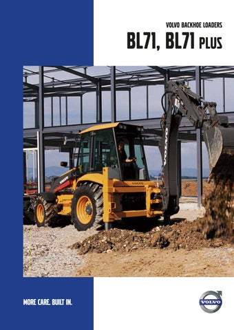 download VOLVO BL71 BACKHOE Loader SEERVICE able workshop manual