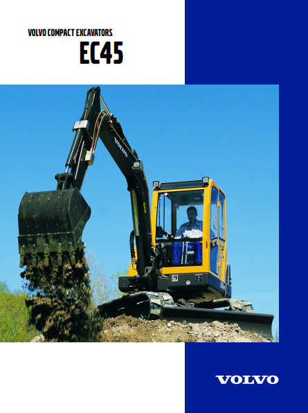 download Volvo EC45 Compact Excavator able workshop manual