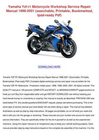 download Yamaha FZ6 SS SSC Motorcycle able workshop manual